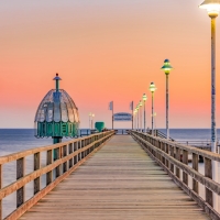 Zinnowitz Pier Usedom Island Germany