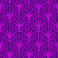 Purple art deco art