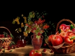 Still life  with apples