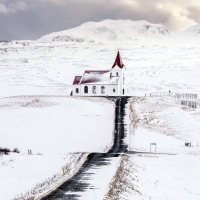 Ingjaldshlskirkja Church - Iceland