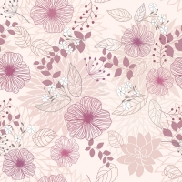 Pink flower pattern