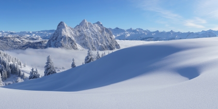 Swiss Alps - winter, swiss, alps, snow