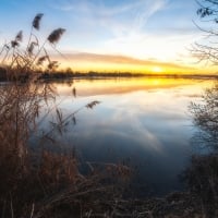 Sunrise Over Lake