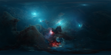 Cosmos - cosmos, fantasy, luminos, nebula, space, tim barton
