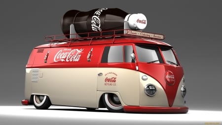 Coca-Cola Kombi - cola, kombi, coca, volkswagen