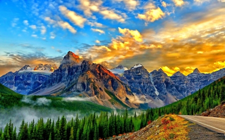 Banff National  Park - Mountains, Rocky, Sky, Alberta