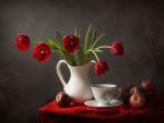 Red tulips