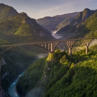 Urevia Tara Bridge Montenegro