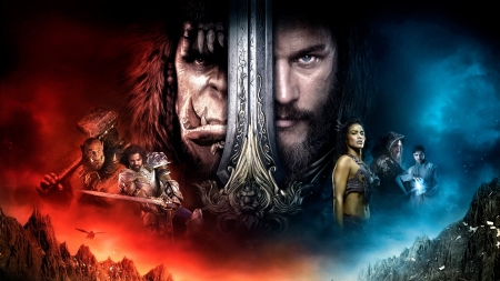 Warcraft - creature, sword, man, warcraft