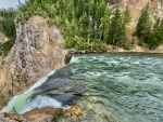 Brink of the Lower Falls, Yellowstone National Park