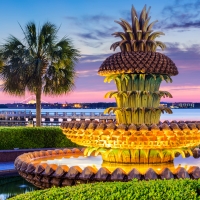 Pineapple Fountain Charleston