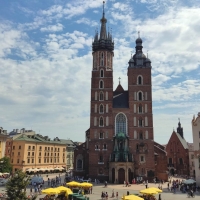 Basilica in Krakow, Poland