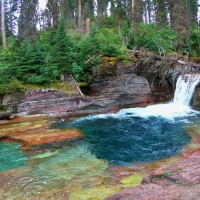 Deadwood Falls, Glacier National Park, Montana