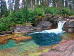 Deadwood Falls, Glacier National Park, Montana