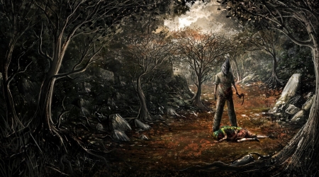 the victim - eerie, macabre, grim, dark