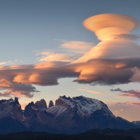 Lenticular Clouds Torres del Paine Chile