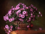 A basket of flowers