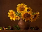 Still life with Sunflowers