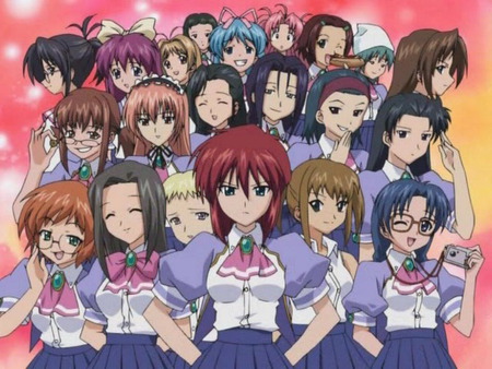 group of  school girls - wallpaper, anime girl, other