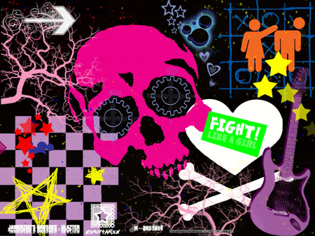 emo - people  music  greenday, abstract collages