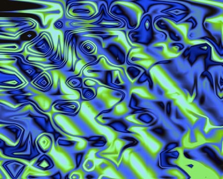 Edgey - 3d and cg, abstract, green, blue