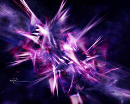 Skylark - purple, 3d and cg, abstract, black