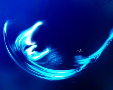 Strive - 3d and cg, abstract, blue