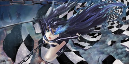 black rock shooter - black rock shooter, vocaloid