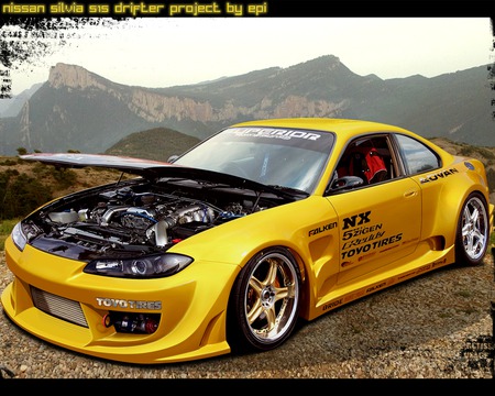 yellow silvia - silvia, yellow, nice