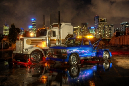 Night Life.................... - big rigs, 18wheelers, trucks