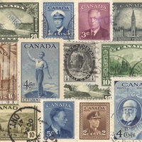 VINTAGE CANADIAN STAMPS