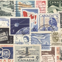 POST WAR CANADIAN STAMPS