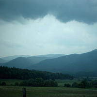 June storms in Smoky mountains