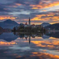 Assumption of Mary Church Lake Bled Slovenia