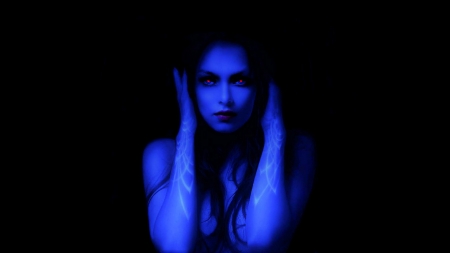 gothic girl # 3 - dark, eerie, girl, gothic