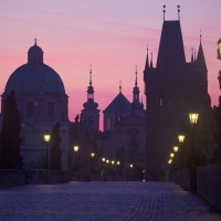 Sunrise in Prague, Czechia