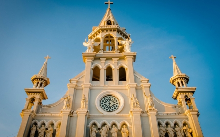 Church - Christianity, church, tower, sky