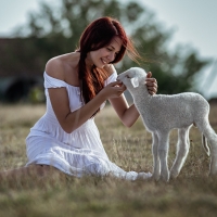 Lady and Lamb