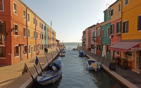 Venice, Italy - boats, Venice, Italy, sea, houses