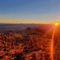 Flatiron Peak Sunrise, Phoenix Arizona