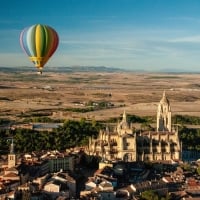 Hot Air Balloon in Segovia, Spain