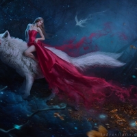 The princess and the unicorn fox