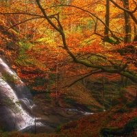 Uguna Waterfall, Basque Country, Spain