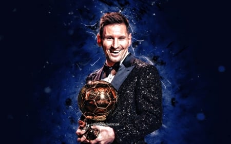 Lionel Messi - football, leo messi, golden ball 2021, Lionel Messi, Messi, messi, lionel messi