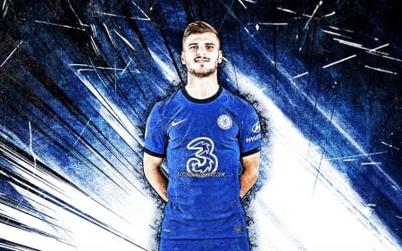 Timo Werner - chelsea, football, blue, timo werner, werner, soccer, nike