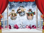 Sparky, Snowy and Frosty