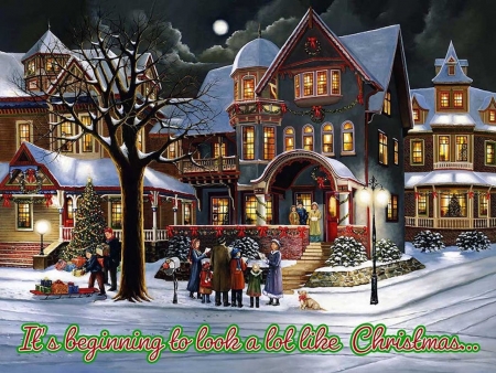 It's Beginning to Look A Lot Like Christmas...
