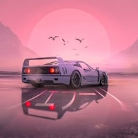 Retro Car Synthwave