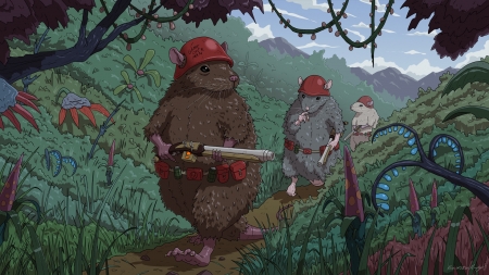 Rat Force - art, force, paint, rat