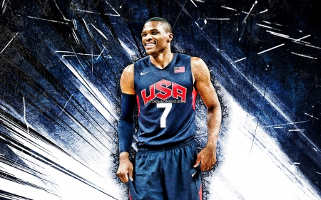 Russell Westbrook - russell westbrook, united states, westbrook, USA